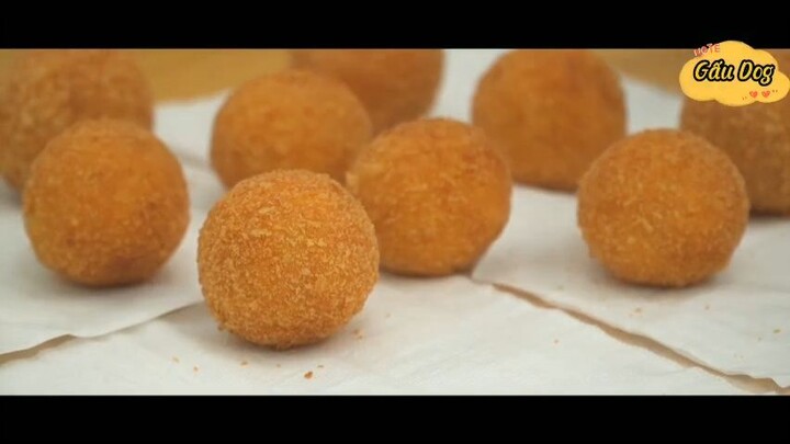 Khoai tây bọc phô mai chiên xù #amthuc