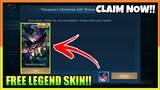 WIN AND GET FREE LEGEND SKIN AND EPIC SKIN!! PACQUIAO CHRISTMAS GIFT!! || MOBILE LEGENDS BANG BANG