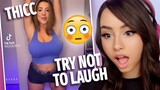 TRY NOT TO LAUGH - THICC Videos with Unexpected Endings !!! #9 REACTION