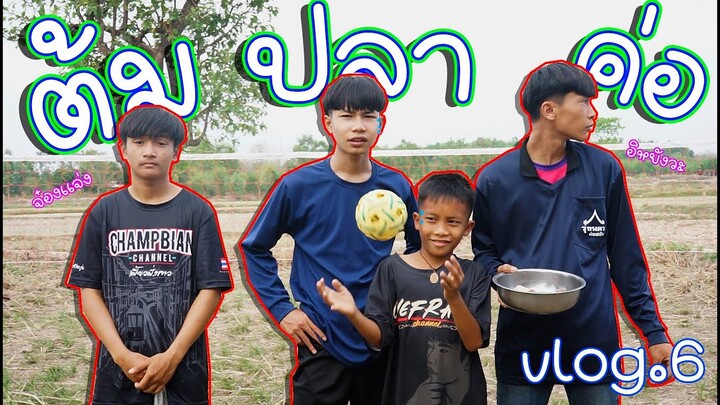 เชฟเรียว : หาปลาค่อใหญ่ มาให้เชฟต้มให้กิน กับบรรยากาศบ้านนา Vlog.6