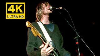 [ดนตรี]【ปรับปรุง4K】วงNirvana "Lithium" ภาพตำนานที่The Paramount (1991)