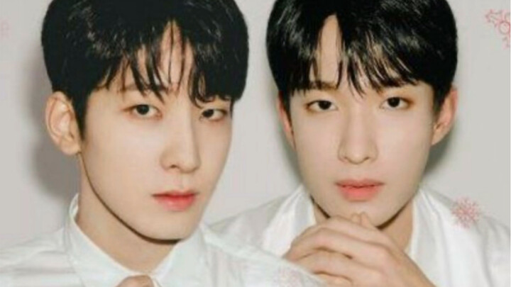 All of Wonwoo and Lee Seok-min—no joke, it’s the same face
