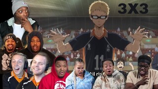 HAIKYUU SEASON 3 EPISODE 3 REACTION MASHUP!!