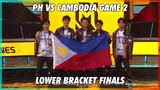 PILIPINAS LANG MALAKAS! 🇵🇭 PH VS CAMBODIA GAME 2 (LOWER BRACKET FINAL) IESF