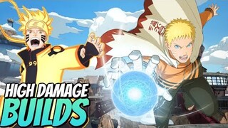 Overpowered! Top 4 High Damage Naruto Builds! | Naruto To Boruto Shinobi Striker