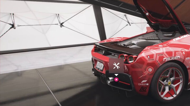 [Lukisan Horizon 5] Rin Tohsaka Ferrari J50 Pain Car Painting