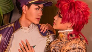 花京院和六承的温馨生活？花花生存预定【JOJO】承花cos同人拍摄现场灯瓶