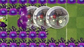 [pvz2] 100 full-level plants VS 3 40,000 HP hamster ball giant zombies