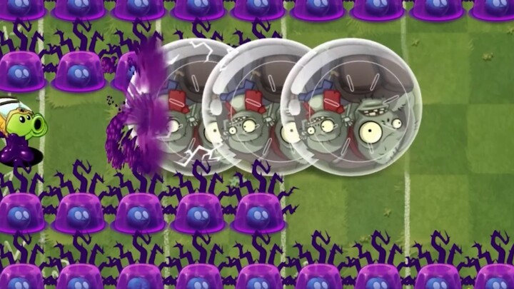 [pvz2] 100 tanaman tingkat penuh VS 3 40.000 zombie raksasa bola hamster darah