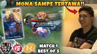 ALDOUS KELUAR DI PLAY OFF!! LEMON SAMPE TERTAWA MELIHAT INI!!  RRQ VS AE MATCH 1