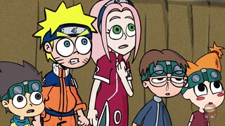 "Naruto" Versão Cartoon #naruto #animação