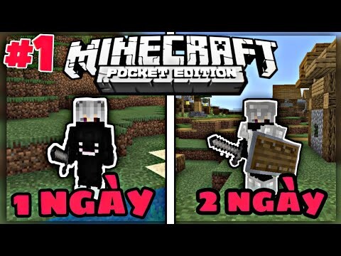 Shidou 7 Ngày Sinh Tồn Trong Minecraft Nhưng Là Minecraft PE ( Tập 1 ) | Tóm Tắt Ngày 1 Và 2