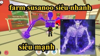 Cách Farm lấy Susanoo siêu nhanh chưa đến 2h - Anime Fighting Simulator