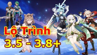 Dự Kiến Lộ Trình Banners 3.5 - 3.8+:  Nahida, Kazuha, Baizhu, Shenhe, Mèo Nham | Genshin Impact