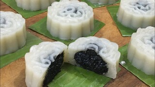 ขนมเทียนไส้งาดำ ไม่ห่อใบตอง