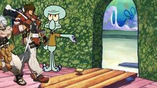 【转载】Squidward kicks the Guilty Gear cast out of his house（乌贼把被赶出家门的内疚齿轮踢了出去）