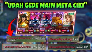 “UDAH GEDE MAIN META CIKI” VS RBL DKK | Mobile Legends