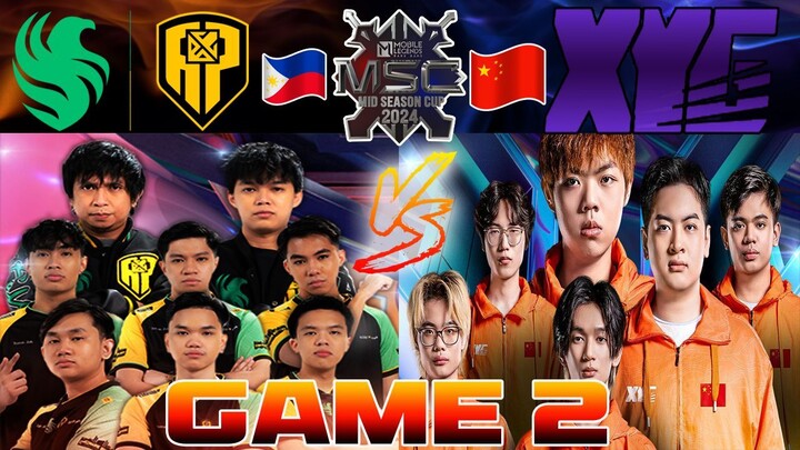 APBREN VS. XYG ESPORTS FULLGAME 2 | 2024 MSC x EWC DAY 1 MATCH 1