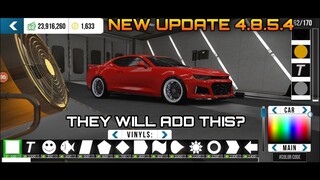New Update 4.8.5.4 | Camaro ZL1 in this Car Parking Multiplayer New Update?
