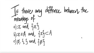 set Is there any difference between the meanings of ...