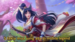 5 Fakta Menarik Miya, Hero Marksman Legendaris Mobile Legends!