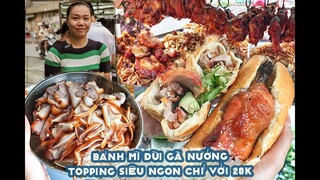 BÁNH MÌ GÀ QUAY FULL ĐÙI chỉ từ 20k nổi tiếng ở Gò Vấp | Địa điểm ăn uống