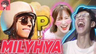 REACTION @MILYHYA PUBG INDONESIA YANG BARU SEBUAH CANDAAN JELEK!!!NGAKAK PARAH!!!!!!!!!