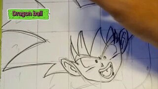 menggambar manga dragonball son goku