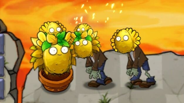 Plant Fusion 403: Volcano and Sun Emperor Fruit Zombie!