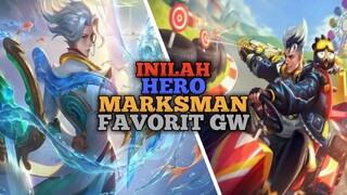 Inilah 3 Hero Marksman Favorit Gw di Mobile Legends #Part 1