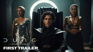 DUNE: PART THREE – First Trailer (2026) Timothée Chalamet, Zendaya | Warner Bros
