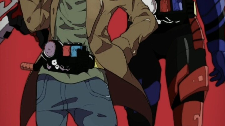 JJ Kamen rider build, OOO, gosht, zero one, W, anime version
