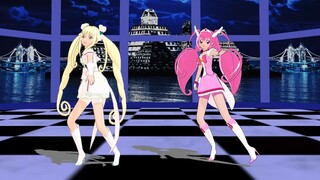 【mmdプリキュア】キュアエコー＆キュアハッピーでcolorful world
