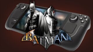 Batman Arkham, gameplay STEAMdeck 🔥🎮