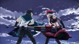 Duo maut God eater , sama sama gamau kalah gila sih