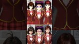 Rina, Maki, and Hatsuki in Real life AI | SAKURA School Simulator #shorts #tiktok #trending