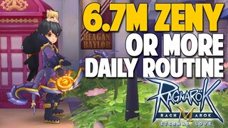 MY 6.7M ZENY OR MORE DAILY ROUTINE - RAGNAROK MOBILE SEA