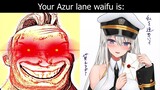 Mr. Incredible become canny after seeing Azur Lane hot Waifus