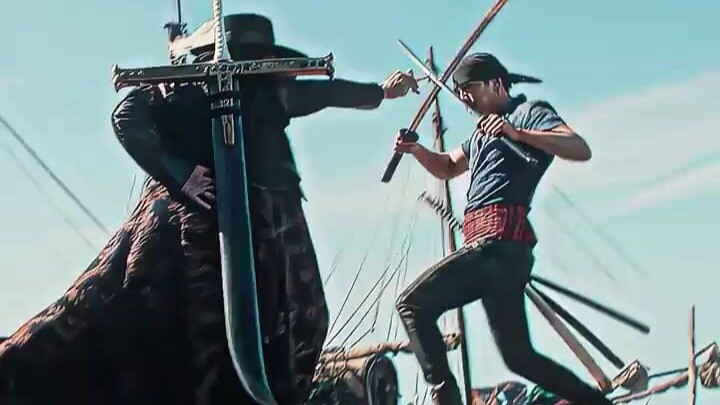 索隆 VS 米霍克 海贼王