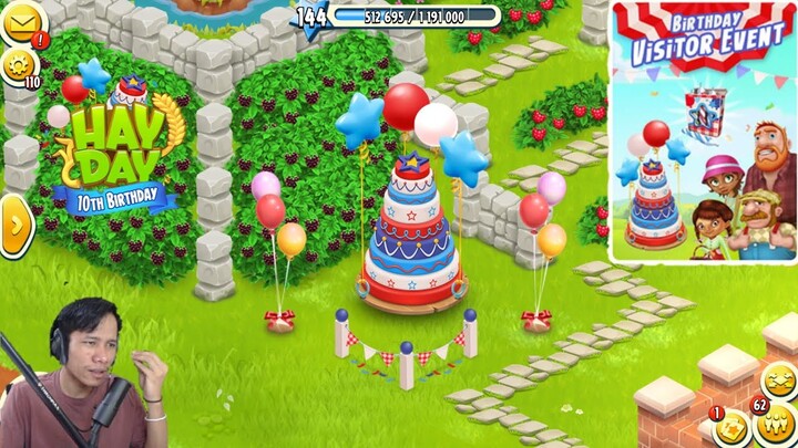 Ulang Tahun Hay Day | Kue Ulang Tahun Kesepuluh