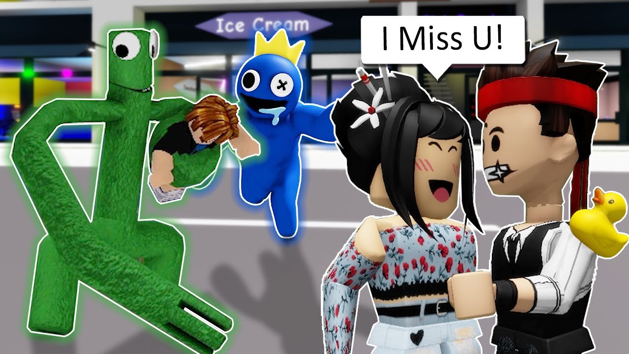 ROBLOX Rainbow Friends vs Hacker Brookhaven 🏡RP