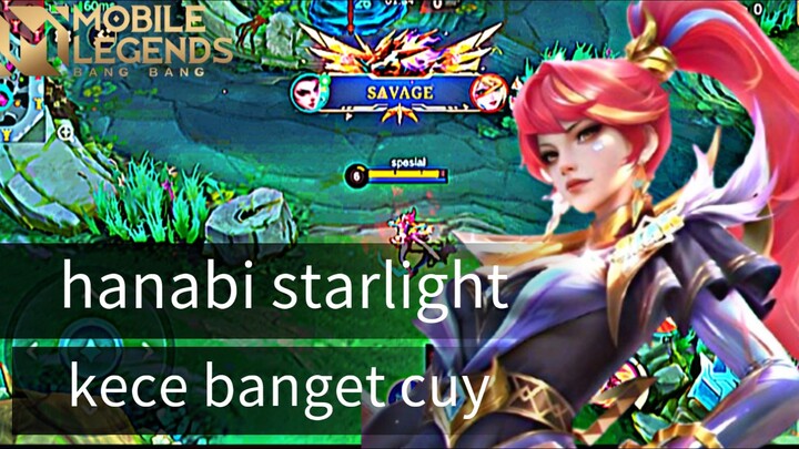NEW SKIN !! HANABI STARLIGHT 🥵KAWAII BANGET!! DAMAGE DI LUAR NALAR