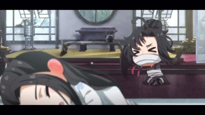 (Twenty-two) He finally brought his wife back to the Cloud Recesses and hid her there. Lan Zhan: No 