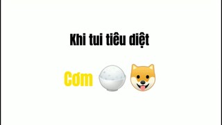 Tiêu diệt cơm chó. 😜😜🤣