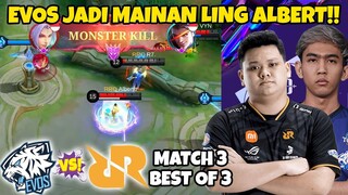 Ling ALBERT KELUAR?? Udah ini jadi Taman Bermain Albert ini mah!! match 3 el-clasico RRQ VS EVOS!!!