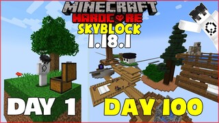 100 NGÀY TRONG MINECRAFT SKYBLOCK 1.18.1 | Bị mỏ-kun tông tôi ISEKAI sang thế giới ĐẢO BAY SKYBLOCK