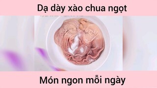 dạ dày xào chua ngọt