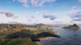 HOW BIG IS THE MAP in AC Valhalla: Wrath of the Druids? Fly Across Ireland
