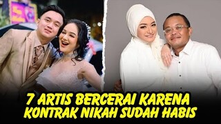 Terbongkar Alasan Bercerai, 7 Artis bercerai akibat Kontrak Pernikahan Sudah Habis