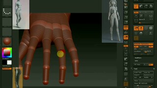 Zbrush пробую создать персонажа девушку часть 1(  доделываю основу)